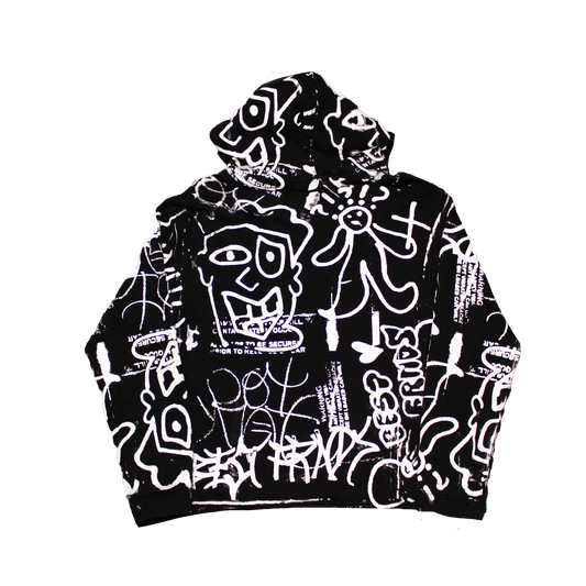 All Over Grafitti Hoodie