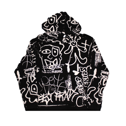 All Over Grafitti Hoodie