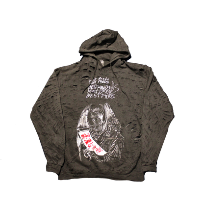 "Devils Taxes" Thrashed Hoodie