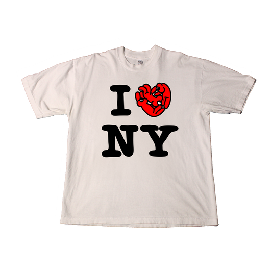 "I <3 NY" White T-shirt (Preorder)